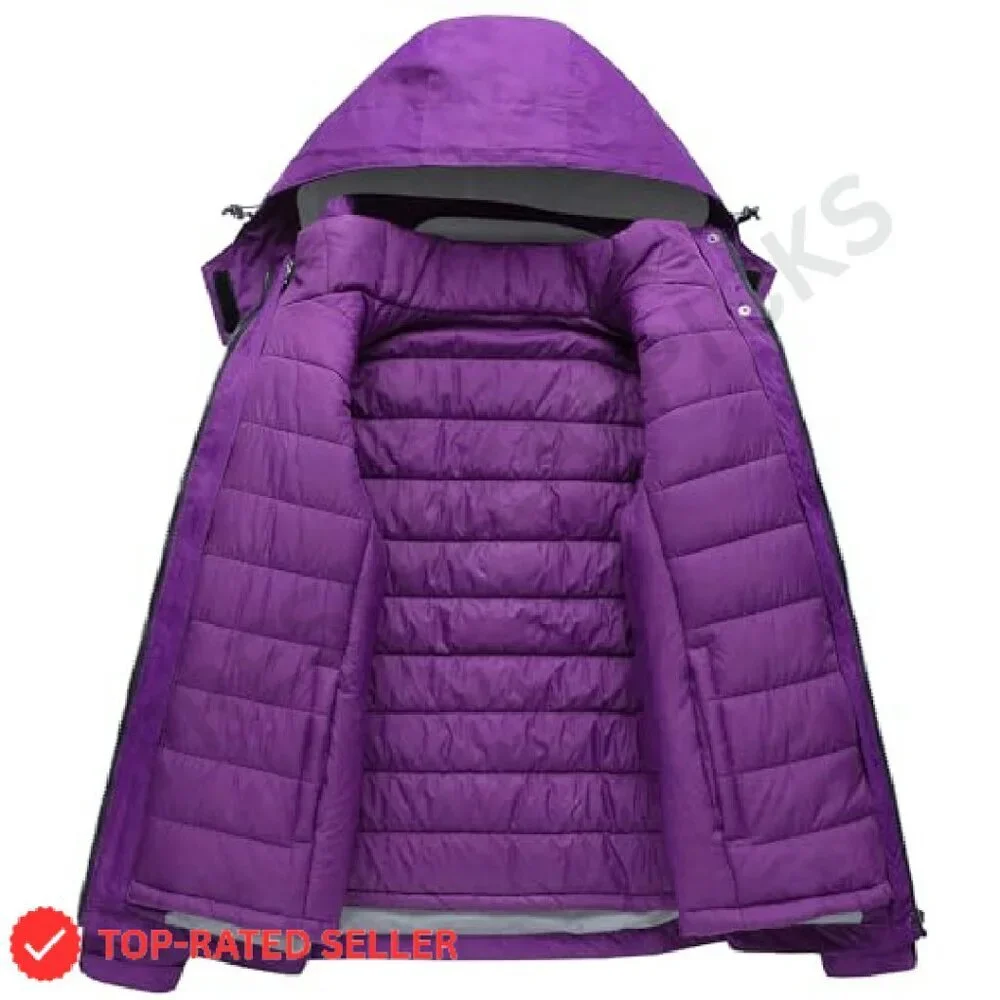 Waterproof Ski Jacket Windproof Snowboarding Coat Warm Winter Functional
